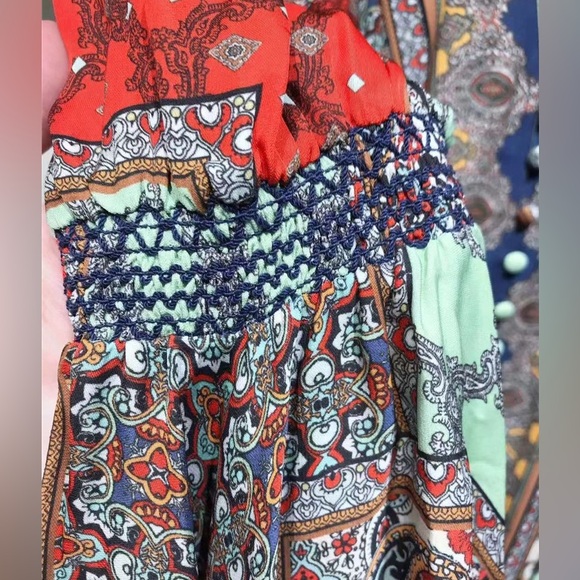 Sz XS ALICE + OLIVIA Jaylen Scarf Print Maxi Dress NWT - Picture 9 of 13